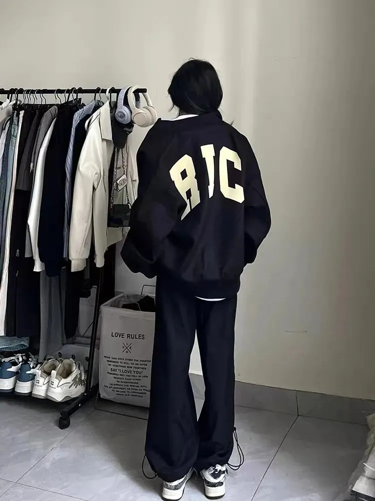Winter Clothing Trends 2025 Women'S - Women 2025 Autumn Black Retro Letter
