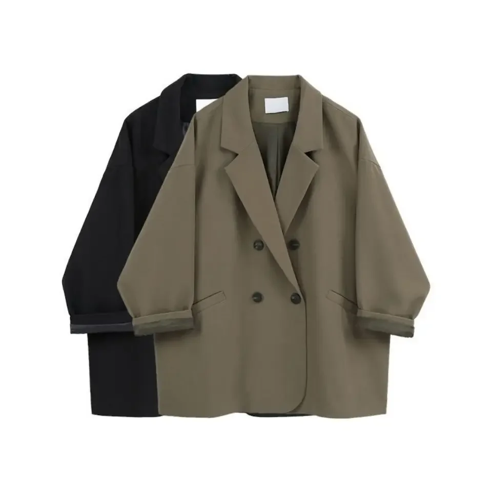 Winter Clothing Trends 2025 Women'S - Women's Blazers Over Jacket Dress Brown
