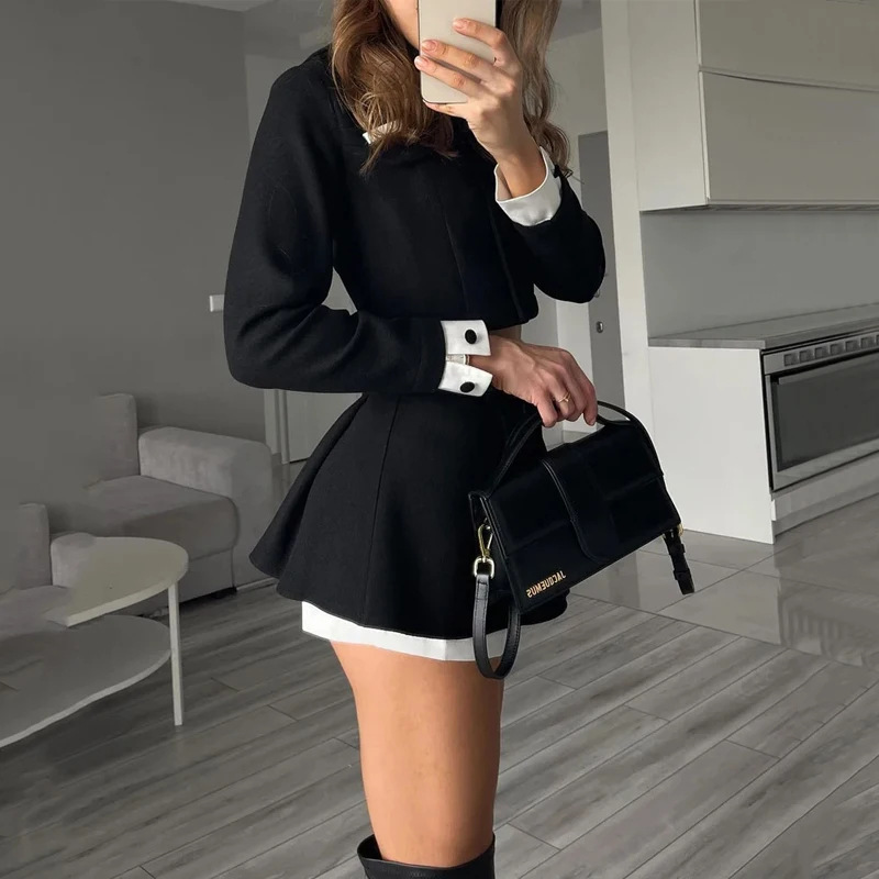 TARUXY Tweed Shorts Skirt Two  - Winter Clothing Ideas recension och pris
