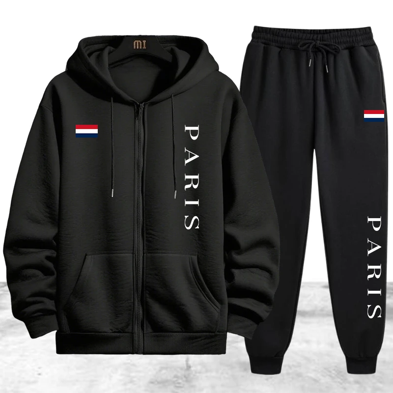 Paris Printing Men's Tracksuit - Winter Clothing Ideas recension och pris