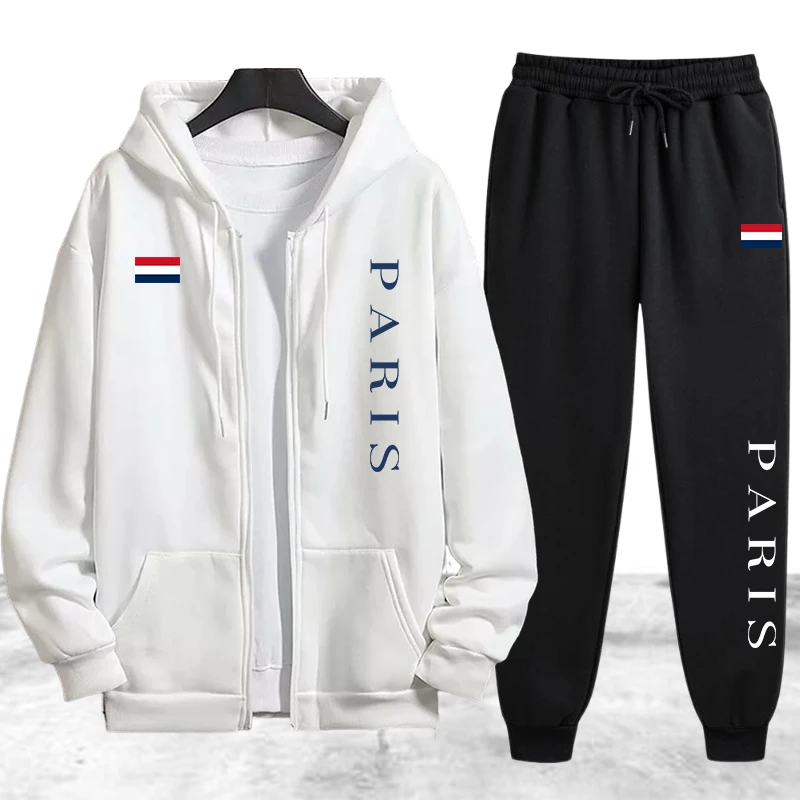 Paris Printing Men's Tracksuit - Winter Clothing Ideas recension och pris