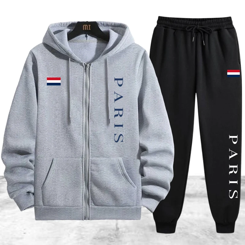 Paris Printing Men's Tracksuit - Winter Clothing Ideas recension och pris