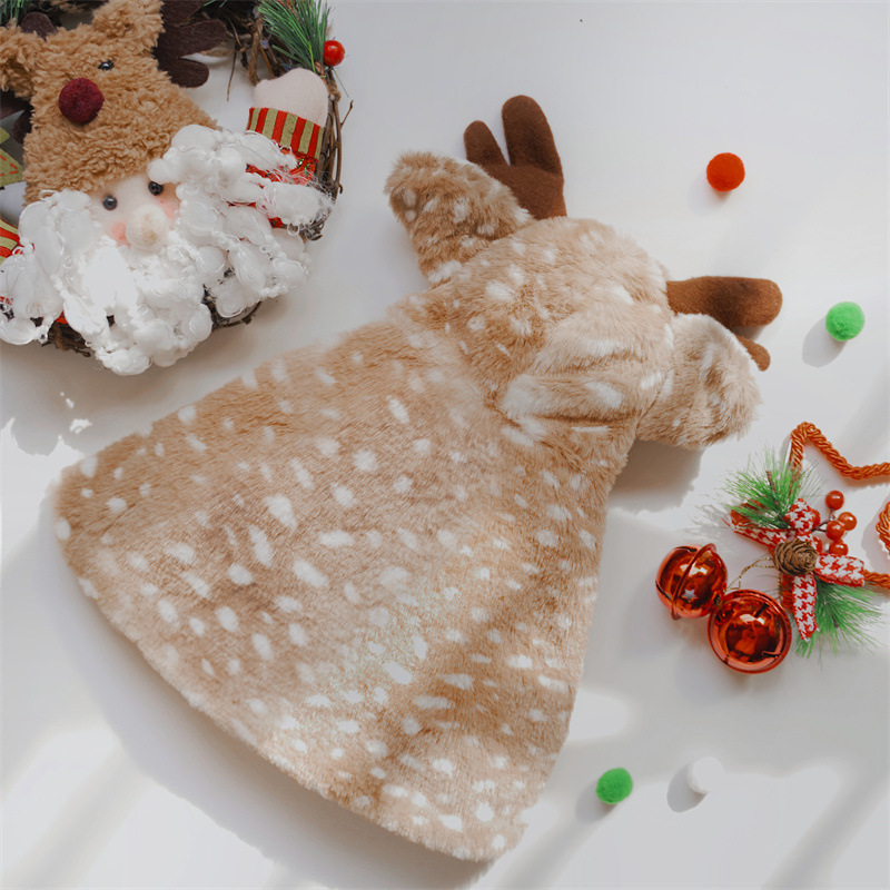 Pet Christmas Apparel Elk Cloa - Winter Clothing Dress Up recension och pris