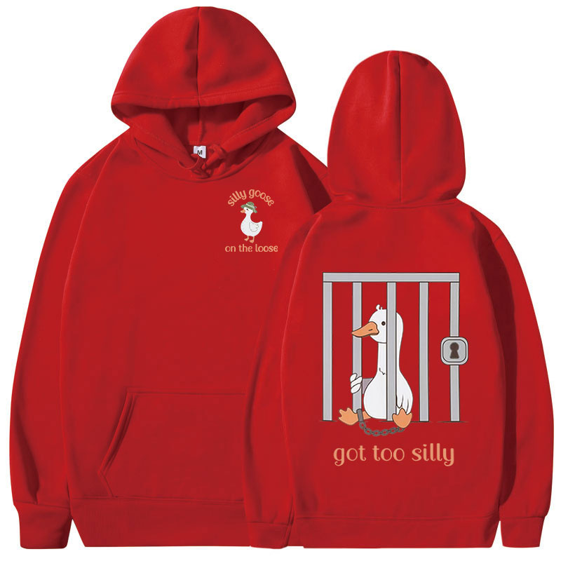 Silly Goose on The Loose Hoodi - Winter Clothing Meme recension och pris