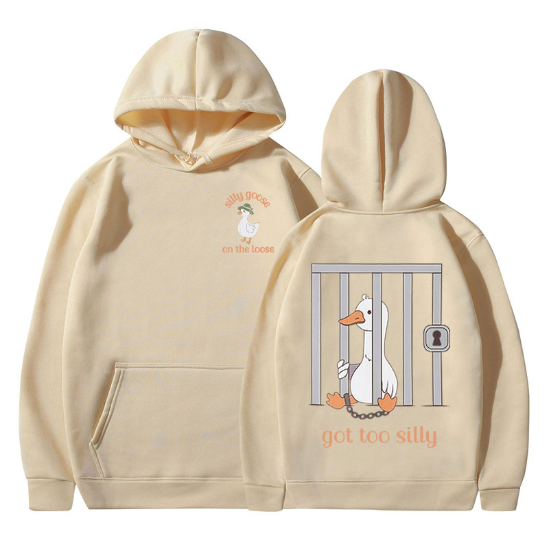 Silly Goose on The Loose Hoodi - Winter Clothing Meme recension och pris