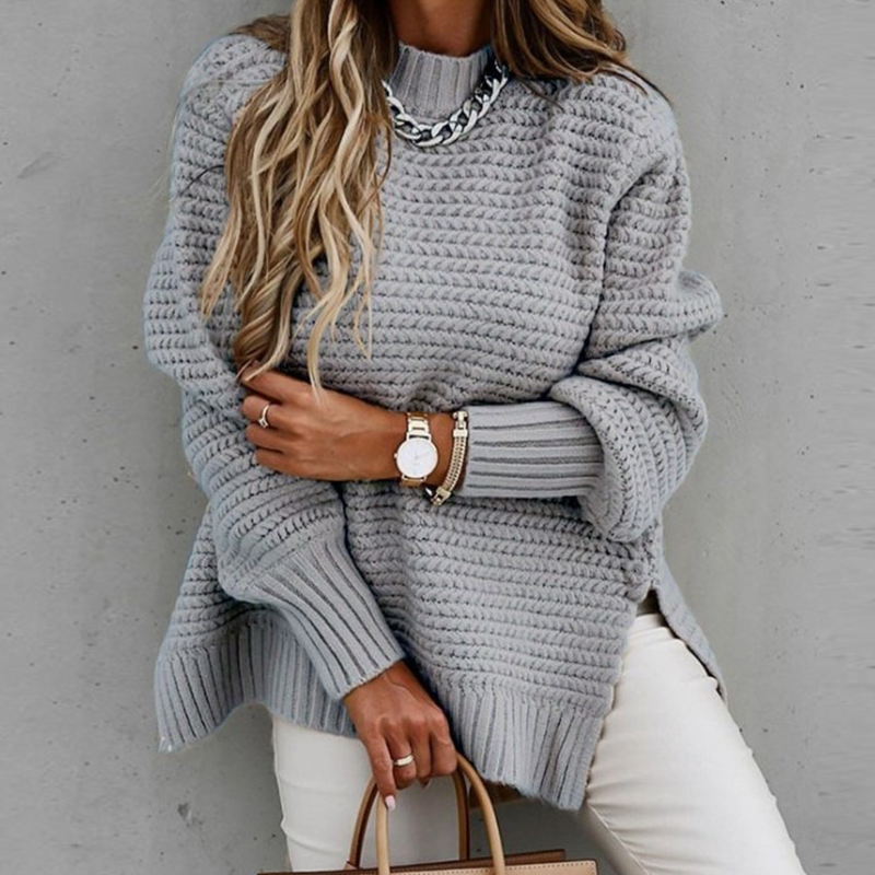2024 New Loose Split Knitted L - Winter Clothing Factory Outlet recension och pris