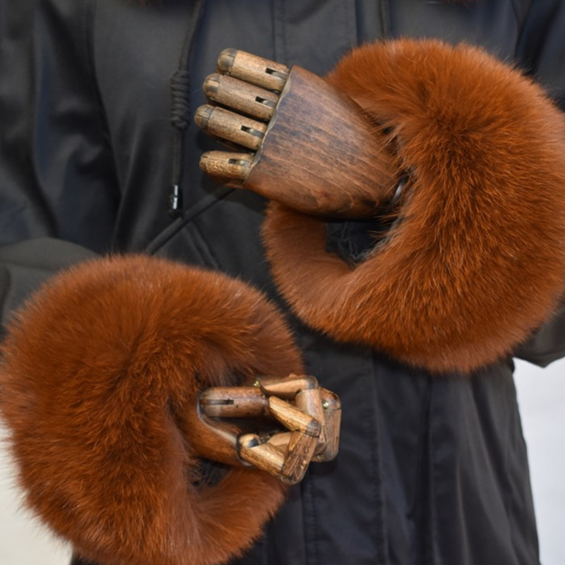 Fox Fur Cuffs For Women Whole  - Winter Clothing Ideas recension och pris