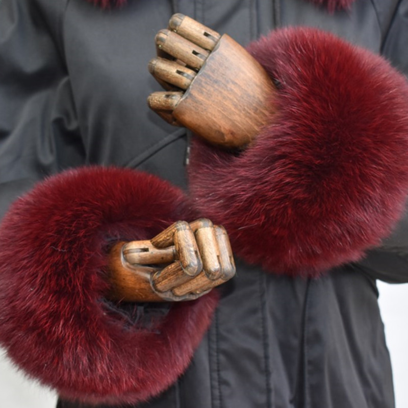 Fox Fur Cuffs For Women Whole  - Winter Clothing Ideas recension och pris