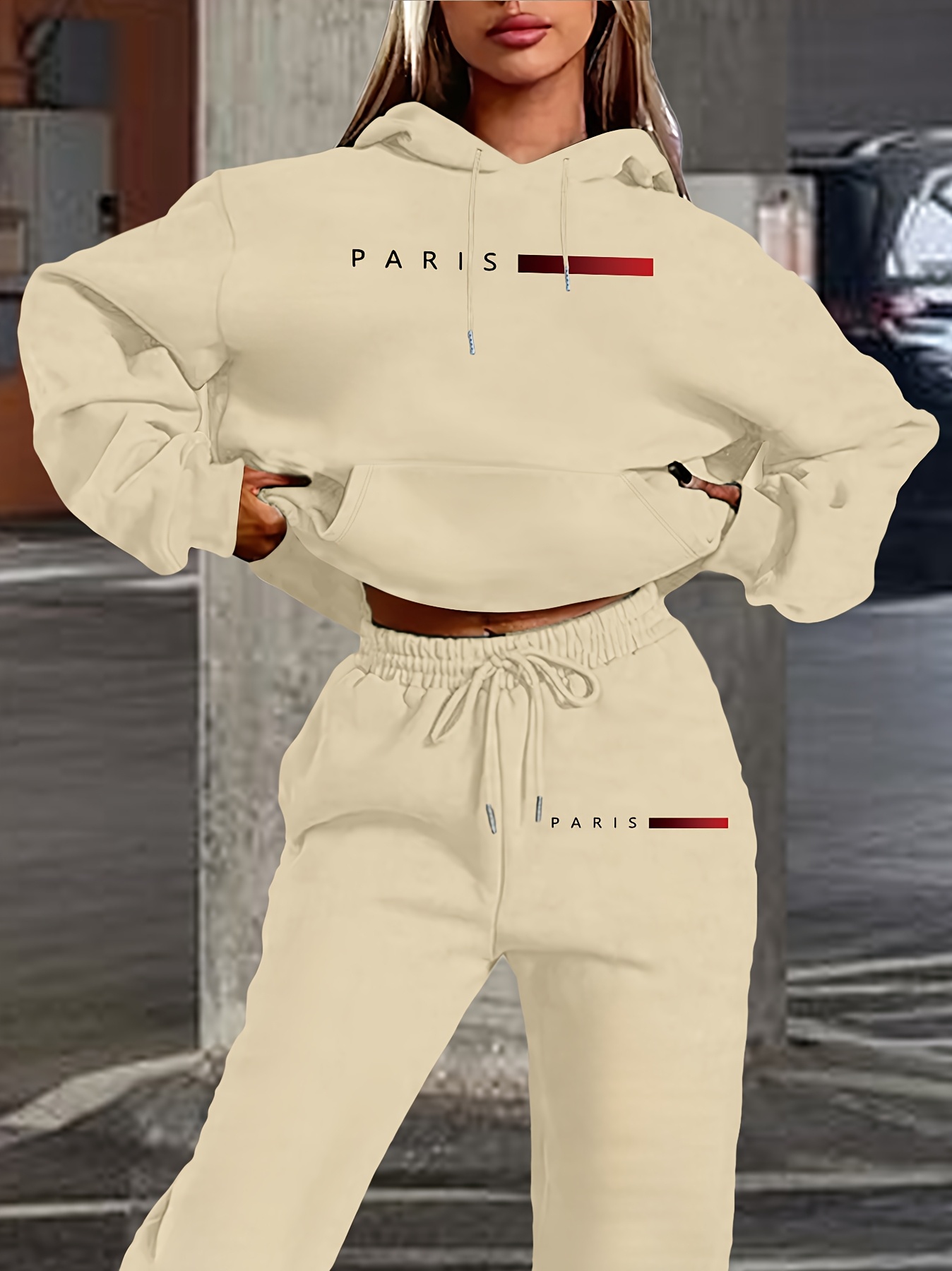 New Women's Sets Hoodie and Pa - Clothing Style Winter recension och pris