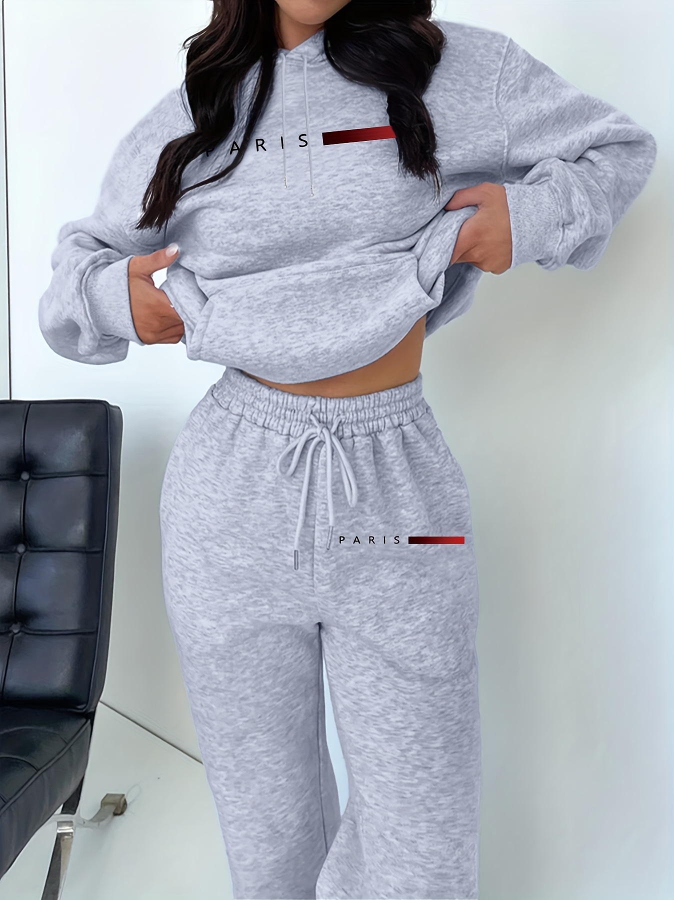 New Women's Sets Hoodie and Pa - Clothing Style Winter recension och pris