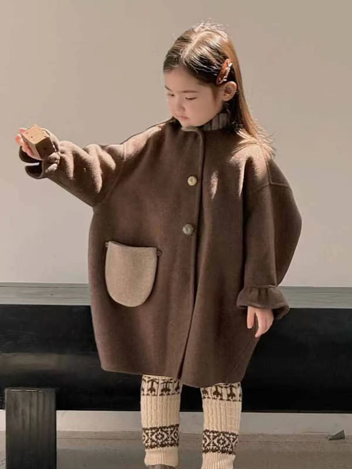 Girls Wool Coat 2026 Autumn Wi - Winter Clothing For Toddlers recension och pris