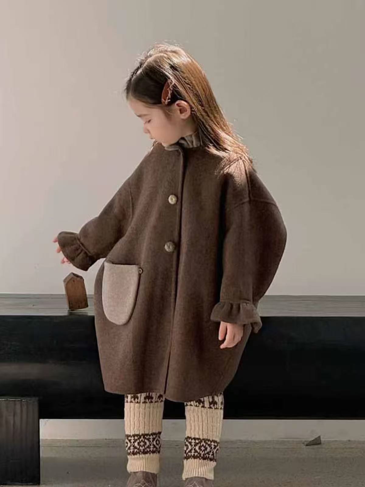 Girls Wool Coat 2026 Autumn Wi - Winter Clothing For Toddlers recension och pris