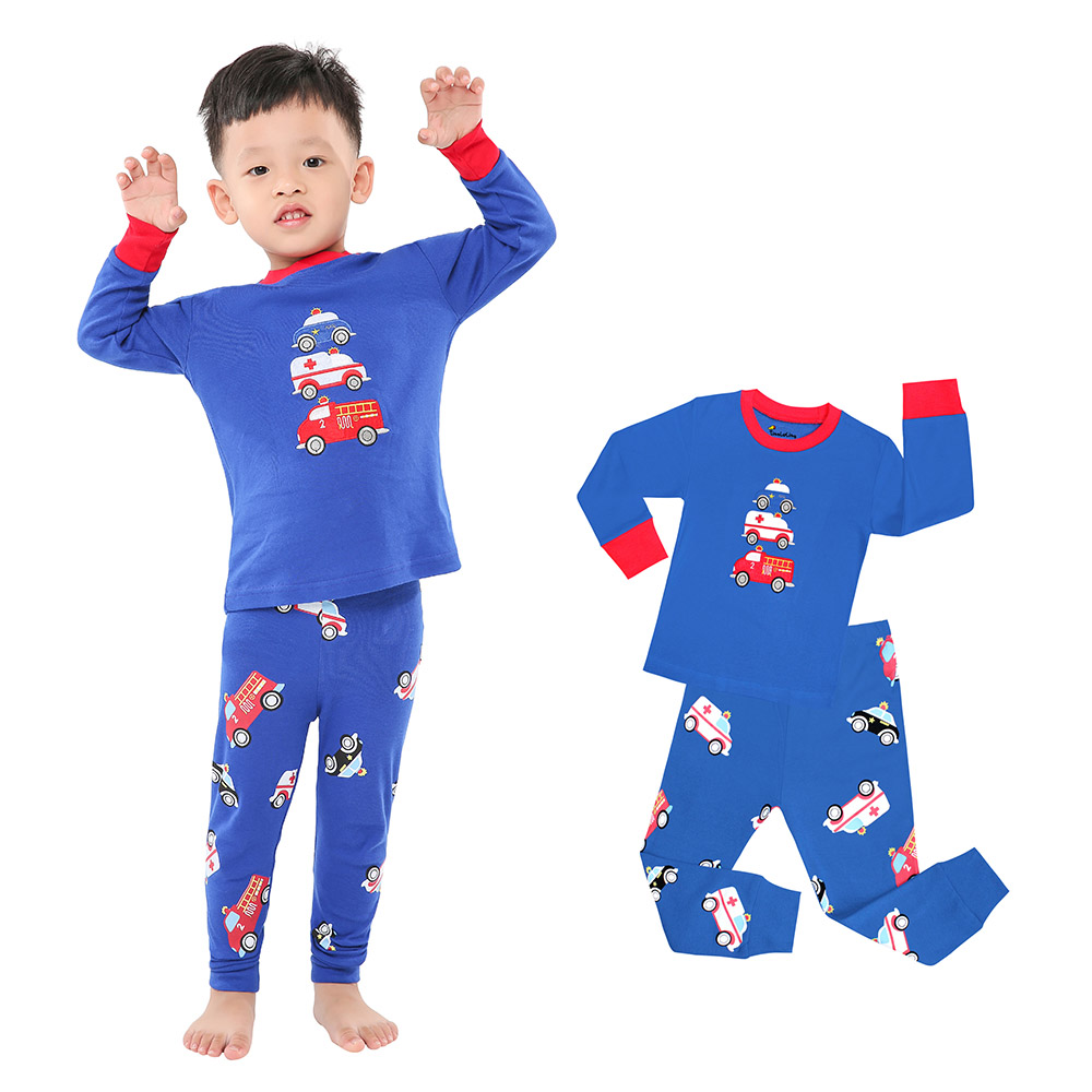 100 Cotton Boys Pajamas Sets 2 - Winter Clothing For Toddlers recension och pris
