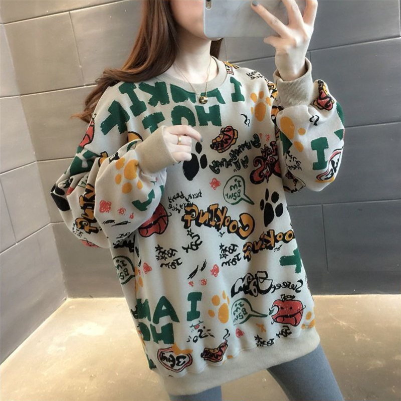 Casual Printed Loose Women's S - Winter Clothing Trends 2025 Women'S recension och pris