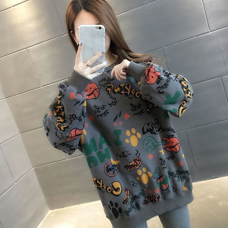 Casual Printed Loose Women's S - Winter Clothing Trends 2025 Women'S recension och pris