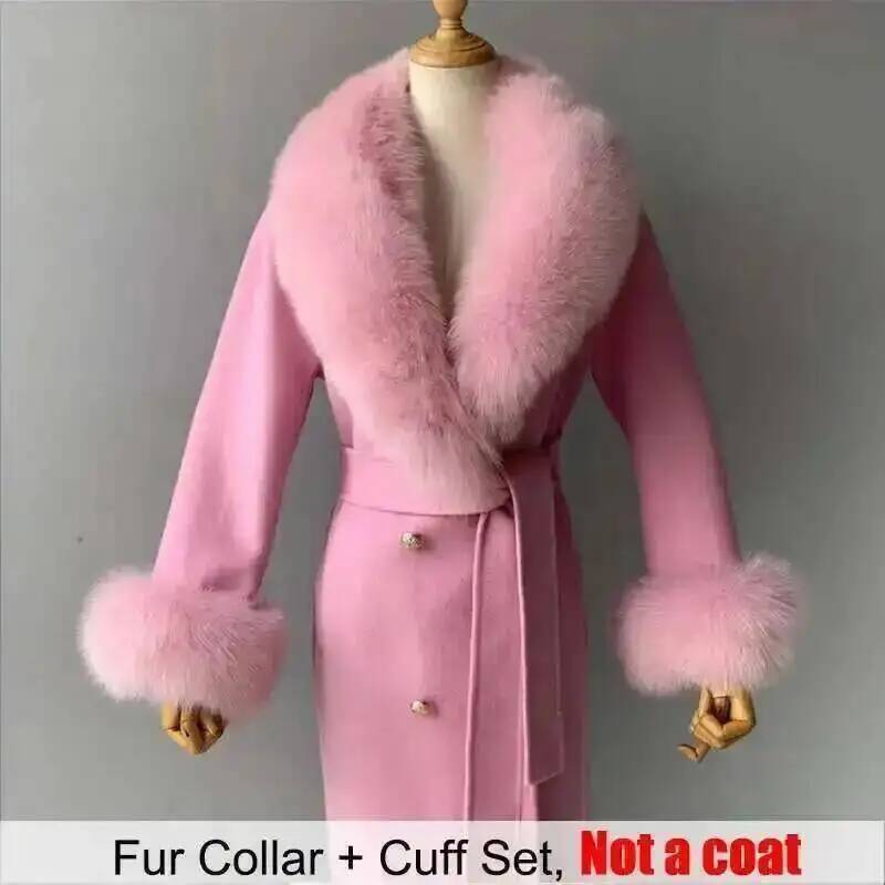 Real Fur Collar And Cuffs Set  - Winter Clothing Ideas recension och pris