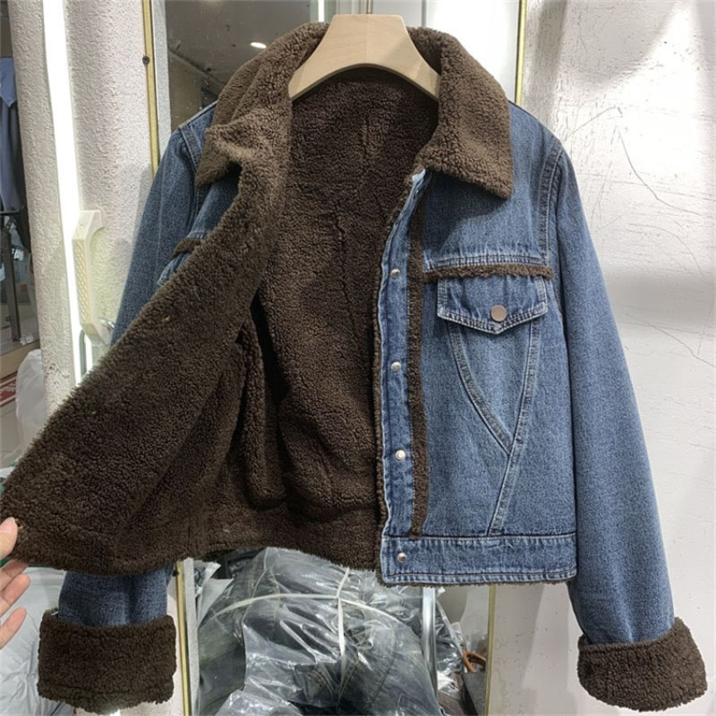 Thickened Denim Winter Coat Co - Winter Clothing Factory Outlet recension och pris
